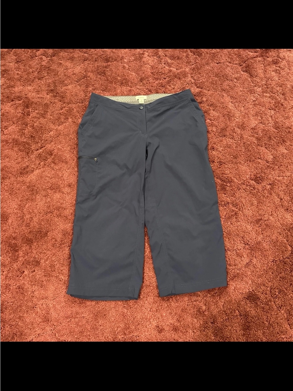 L.L. Bean Navy Capri Pants